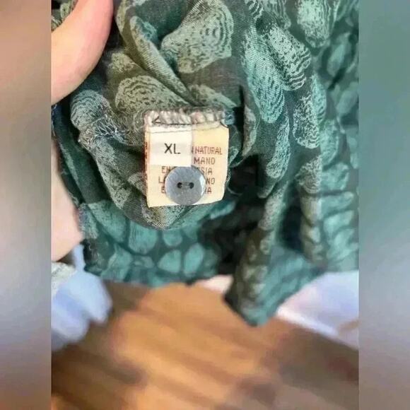 Luna May Hand Made Button Down Blouse XL - Picture 4 of 5